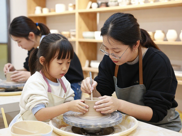 企业团建推荐,博物馆陶艺工坊,亲子互动的流量新宠