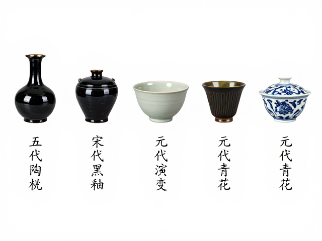 从五代陶瓷到元代青花,淄博陶瓷的千年演变与历史脉络