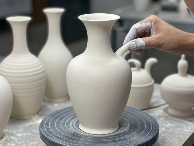 高温瓷花器制作揭秘,釉料悬浮化学原理与工艺解析