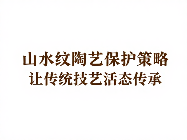 非遗进校园,山水纹陶艺保护策略,让传统技艺活态传承