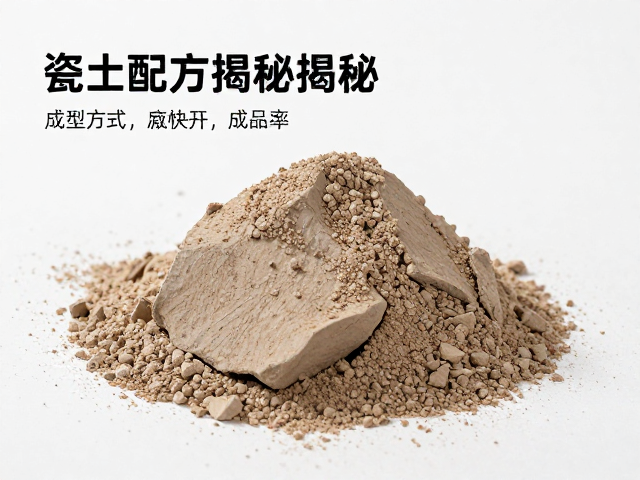 瓷土配方揭秘，按成型方式减少开裂变形，提升成品率