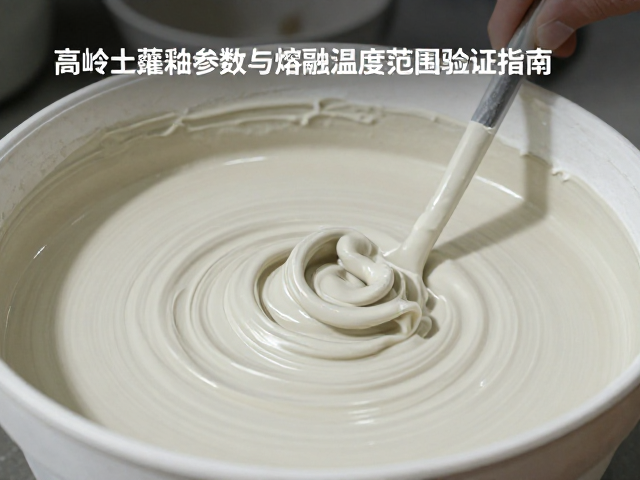 高岭土蘸釉参数与熔融温度范围验证指南