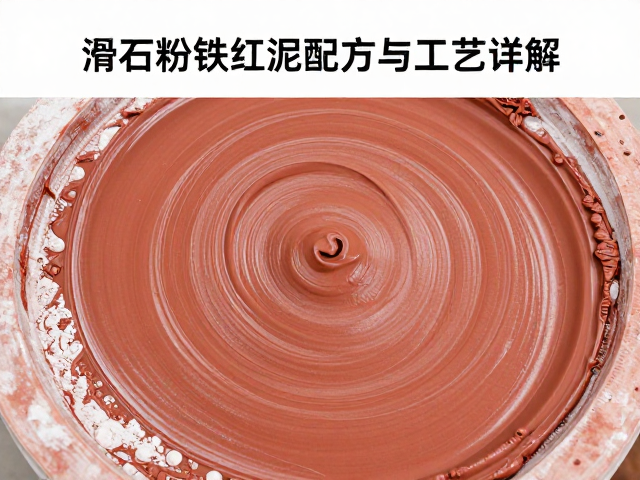 滑石粉铁红泥板成型泥配方与工艺详解
