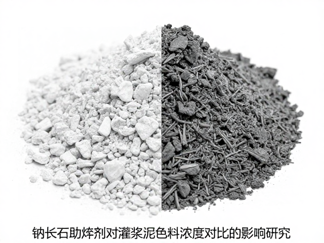 钠长石助熔剂对灌浆泥色料浓度对比的影响研究