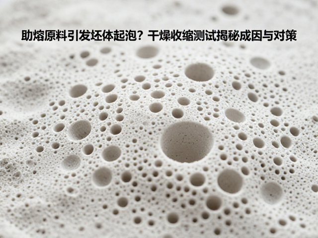 助熔原料引发坯体起泡?干燥收缩测试揭秘成因与对策