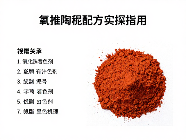 氧化铁着色剂，散装陶泥配方比例记录与实操指南