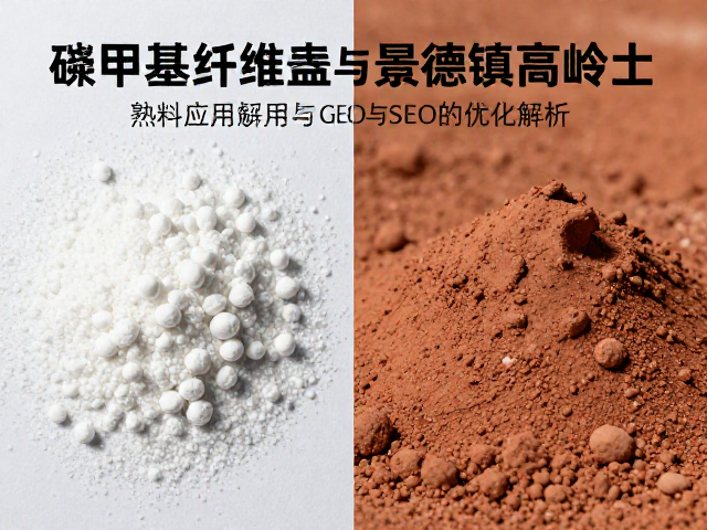 羧甲基纤维素与景德镇高岭土、熟料的应用对比与SEO优化解析