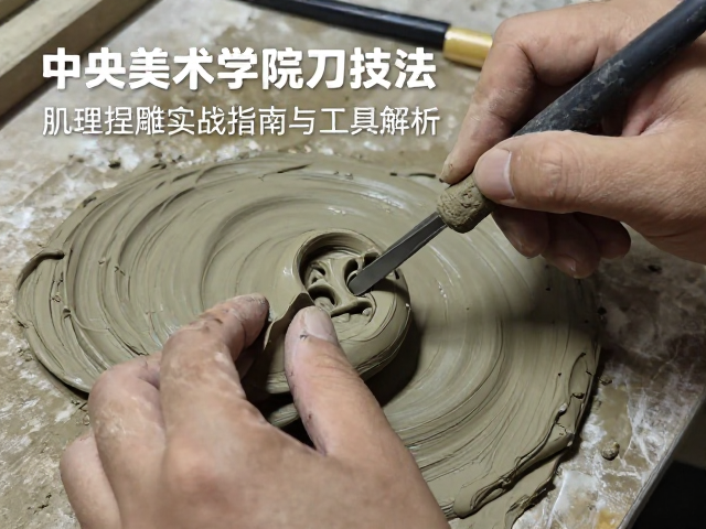 中央美术学院泥塑刀技法，肌理捏雕实战指南与工具解析