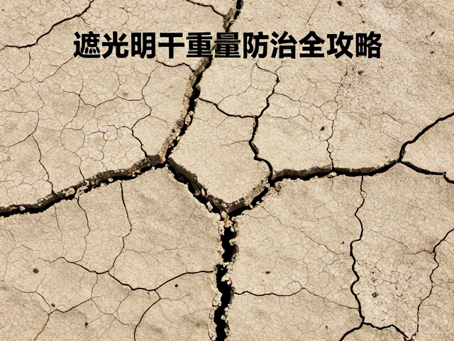遮光阴干重量基本稳定,干裂缺陷防治全攻略