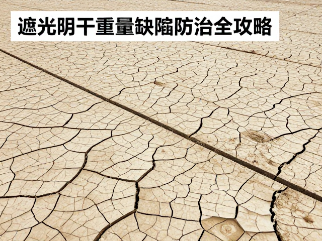 遮光阴干重量基本稳定，干裂缺陷防治全攻略