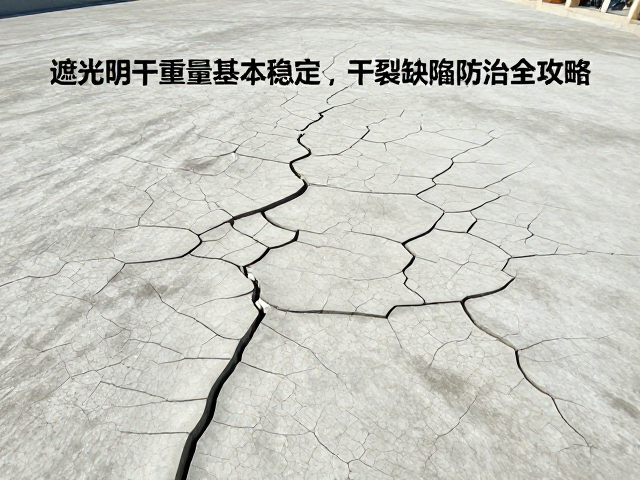 遮光阴干重量基本稳定,干裂缺陷防治全攻略
