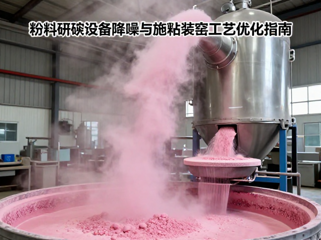 粉料研磨设备降噪与施釉装窑工艺优化指南