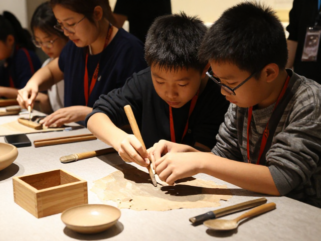 博物馆研学揭秘，非遗传统制陶木质工具如何防潮防裂
