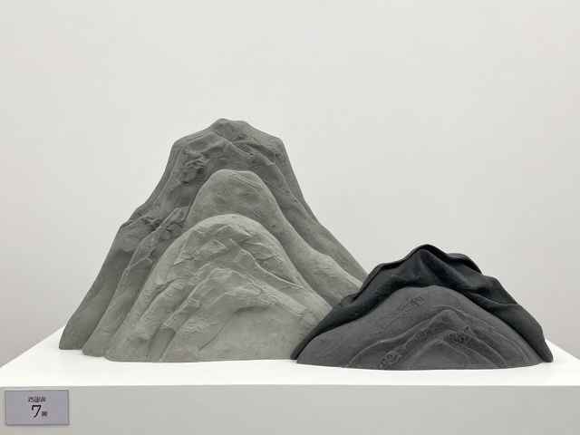 山水雕塑展览，软布除尘保养技巧与展示要点