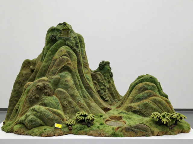 山水雕塑展览，软布除尘保养技巧与展示要点