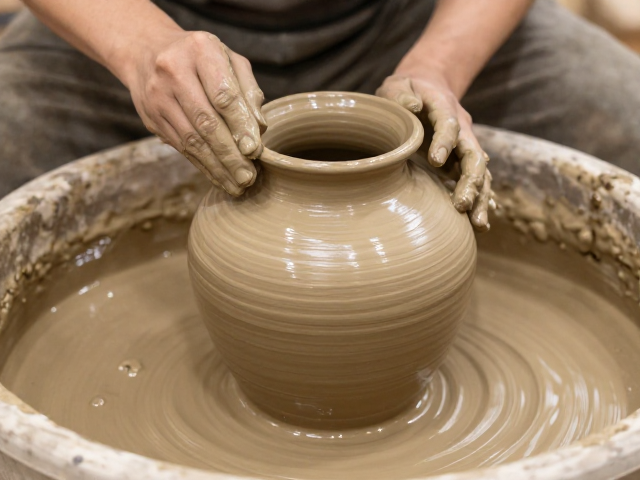元代陶瓷发展揭秘，泥料淘洗工艺如何塑造古朴陶罐魅力