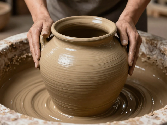 元代陶瓷发展揭秘，泥料淘洗工艺如何塑造古朴陶罐魅力