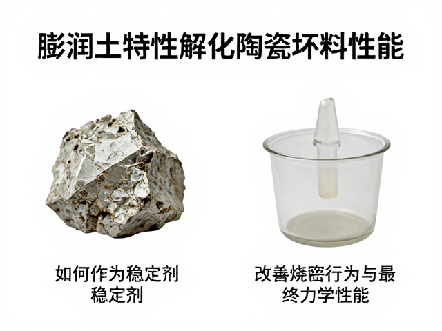 膨润土矿物特性解析，如何作为稳定剂优化陶瓷坯料性能