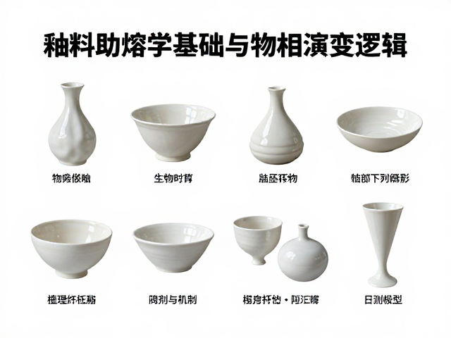 釉料助熔化学与结晶剂解析，掌握坯釉匹配训练核心逻辑