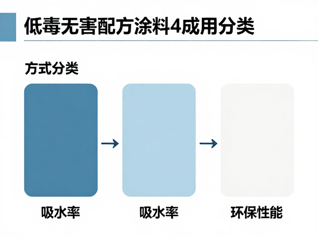 低毒无害配方涂料，按成型方式分类解析吸水率与环保性能