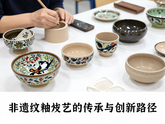 非遗陶艺保护策略，花鸟纹釉烧技艺的传承与创新路径