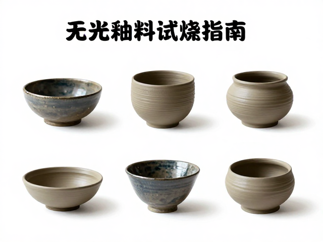 无光釉料试烧指南，不同泥料通风排烟与效果解析