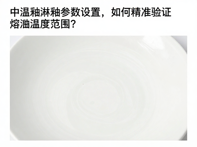 中温釉淋釉参数设置，如何精准验证熔融温度范围？