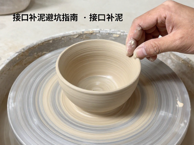 螺旋盘筑技法详解,接口补泥避坑指南,打造完美生活陶器