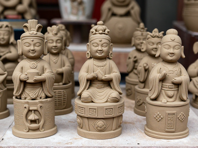 石湾陶塑产区探秘，通雕技法与民间泥塑传承的艺术密码