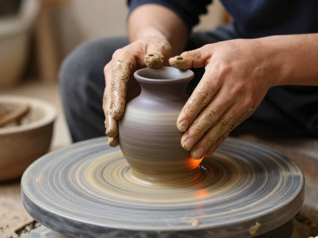 建水紫陶制作技艺，非遗手工捏塑与拉坯的古法传承