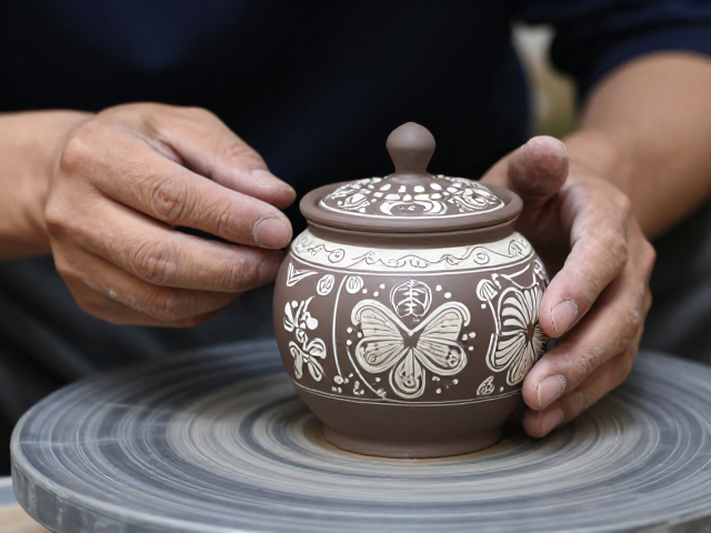 建水紫陶制作技艺，非遗手工捏塑与拉坯的古法传承