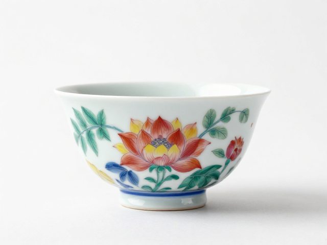 高温贴花技法，醴陵釉下五彩瓷五彩对比鲜明的艺术魅力