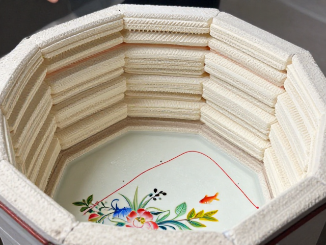 釉下彩绘技法实录，花鸟鱼虫入窑后的窑炉烧成效果全解析