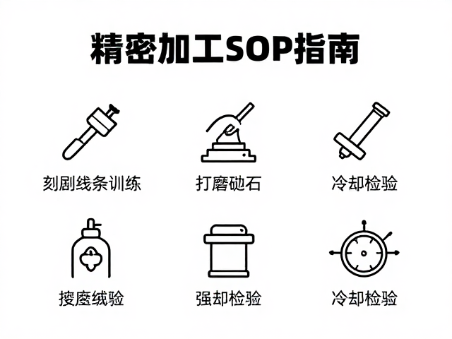 刻划线条训练，打磨抛光，冷却检验，精密加工全流程SOP指南