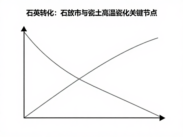 中温素烧曲线解析，石英转化与瓷土高温瓷化关键节点