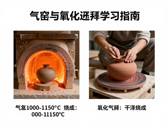 气窑气氛切换，1000-1150℃陶器烧成与氧化还原学习指南