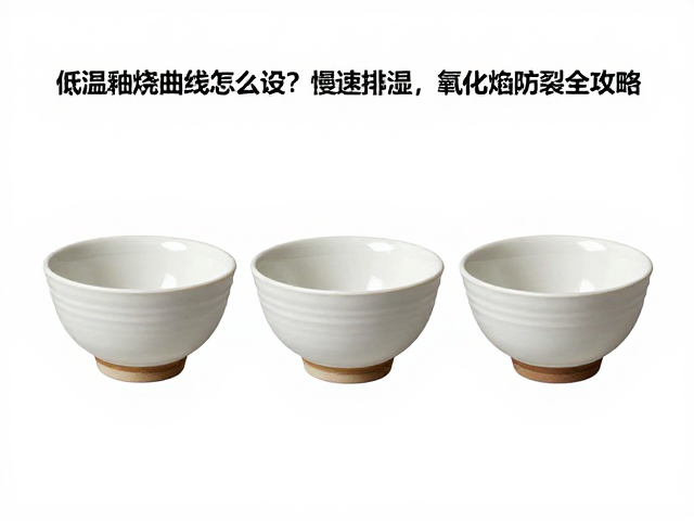 低温釉烧曲线怎么设？慢速排湿，氧化焰防裂全攻略
