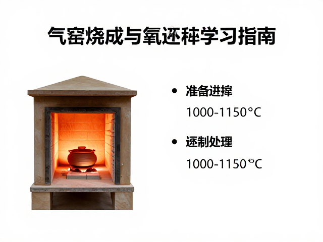气窑气氛切换，1000-1150℃陶器烧成与氧化还原学习指南