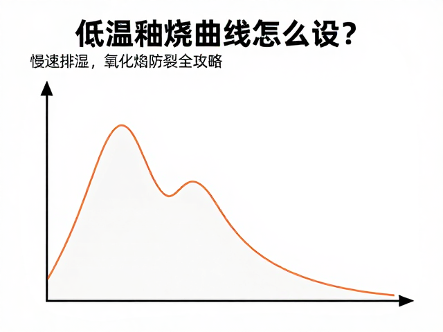 低温釉烧曲线怎么设？慢速排湿，氧化焰防裂全攻略
