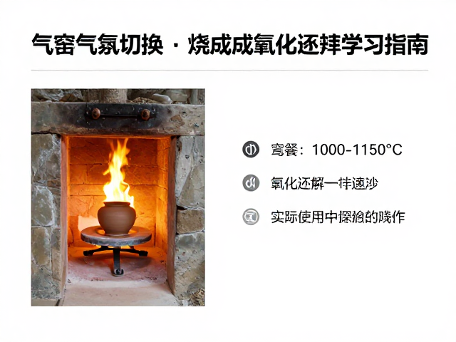 气窑气氛切换，1000-1150℃陶器烧成与氧化还原学习指南