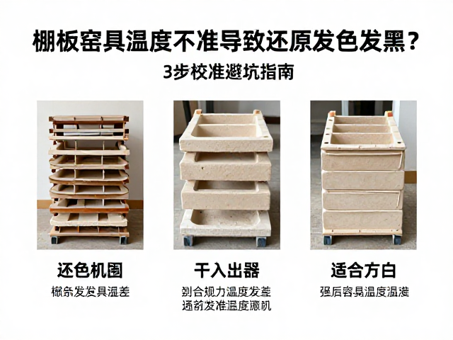 棚板窑具温度不准导致还原发色发黑？3步校准避坑指南