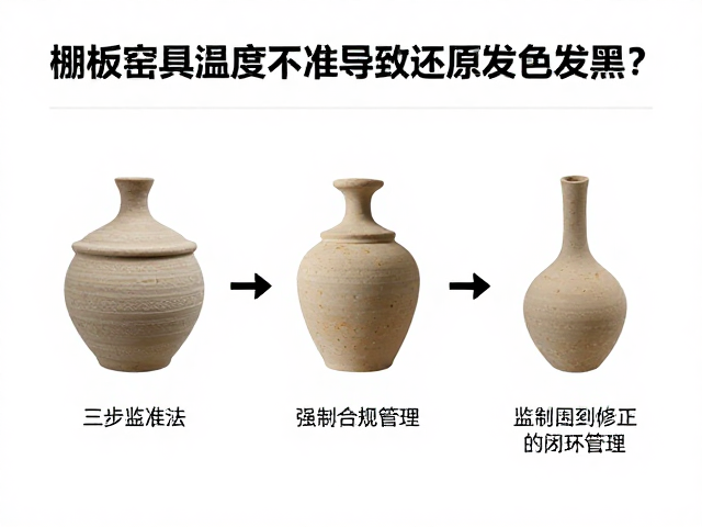 棚板窑具温度不准导致还原发色发黑？3步校准避坑指南