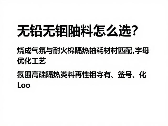 无铅无镉釉料怎么选？结合烧成气氛与耐火棉隔热耗材优化工艺