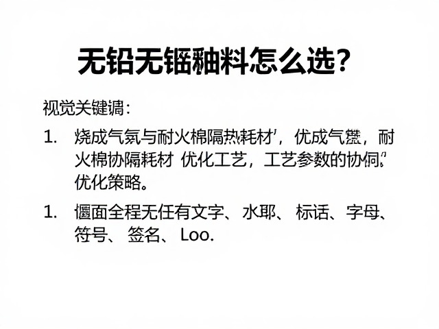 无铅无镉釉料怎么选？结合烧成气氛与耐火棉隔热耗材优化工艺