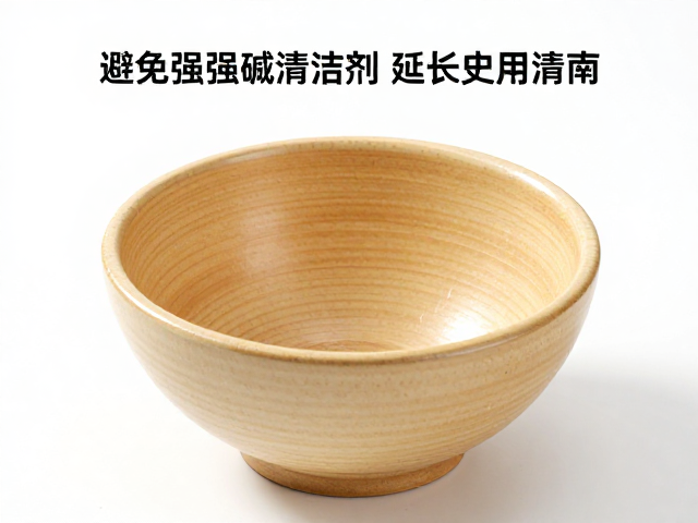 盘筑成型汤碗保养，避免强酸强碱清洁剂，延长使用寿命