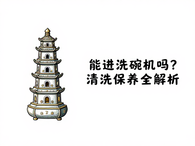 原创手绘塔香香炉能进洗碗机吗？清洗保养全解析