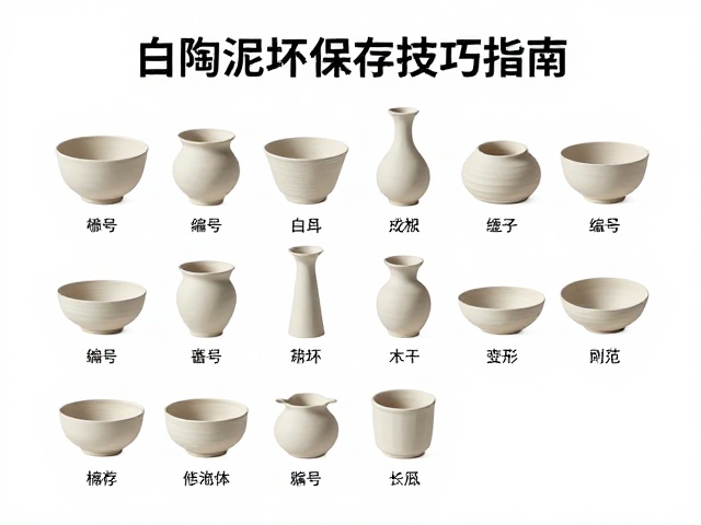 白陶泥坯体分类编号与未修坯体保存技巧指南