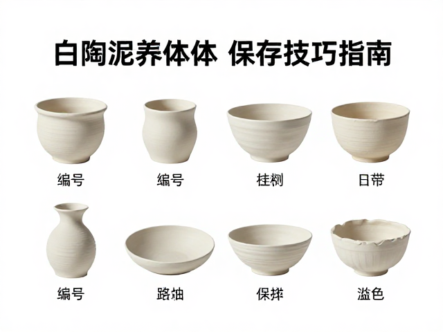 白陶泥坯体分类编号与未修坯体保存技巧指南