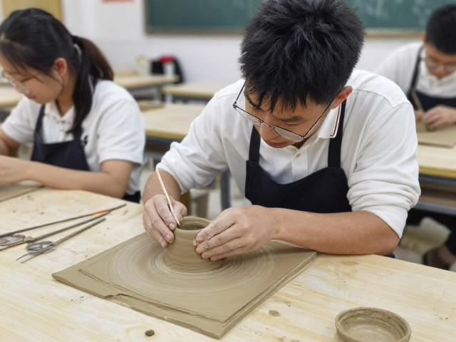 非遗陶艺文物级保存技法，泥板成型在学校课程中的传承与创新