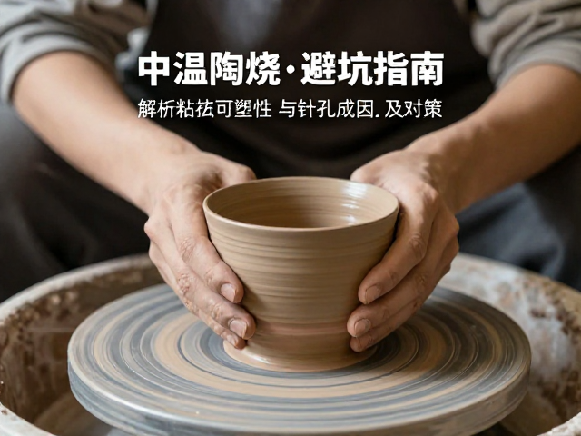 中温陶烧制避坑指南，解析粘土可塑性与针孔成因及对策